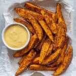 Air Fryer Seasoned Sweet Potato Wedges Recipe