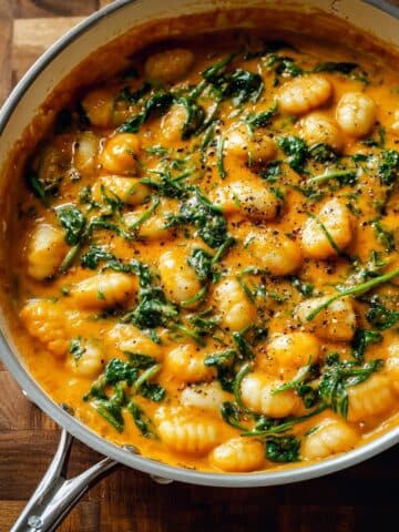 Pumpkin Gnocchi with Coconut Milk and Kale Recipe