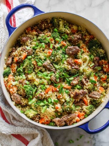 Healthy Korean Beef and Broccoli Quinoa Recipe