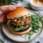 Greek Turkey Burgers with Feta Aioli and Charred Onions Recipe