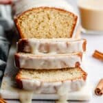 Eggnog Quick Bread with an Eggnog Glaze Recipe