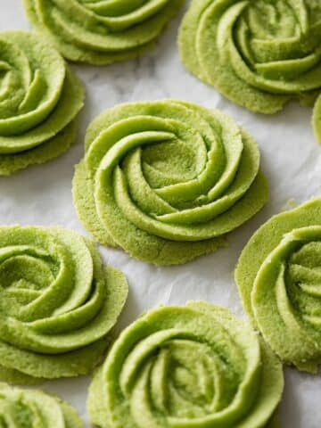 Matcha Butter Cookies Recipe