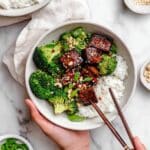 Marinated Sesame Peanut Tempeh Bowl Recipe