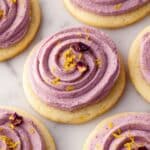 Blueberry Frosted Lemon Cookies Recipe