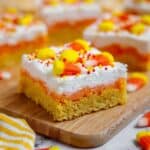 Candy Corn Sugar Cookie Bars Recipe