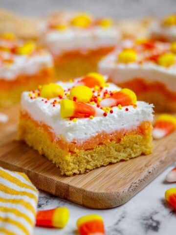 Candy Corn Sugar Cookie Bars Recipe