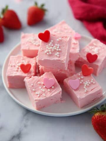 2-Ingredient Strawberry Fudge Recipe