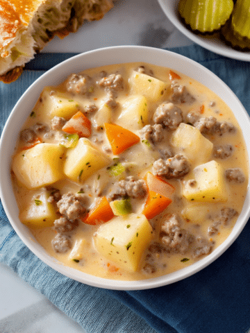 Cheeseburger Soup from Taste of Home Recipe