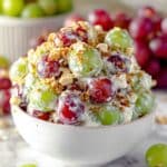 Creamy Grape Salad with Pecans Recipe