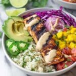 Whole30 Fish Taco Bowls Recipe