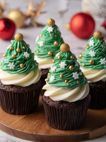Christmas Tree Cupcakes Recipe