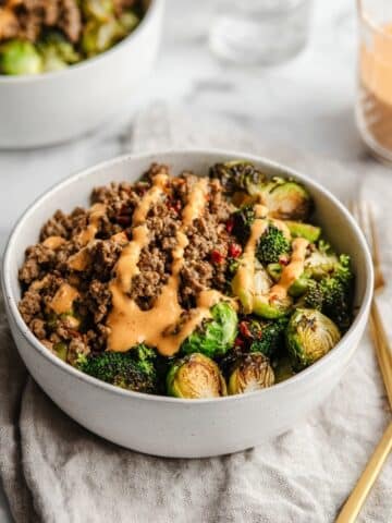 Beef & Veggie Bowls with Comeback Sauce Recipe