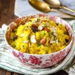 Zarda Rice (Sweet Saffron-Infused Basmati Rice with Nuts and Raisins) Recipe