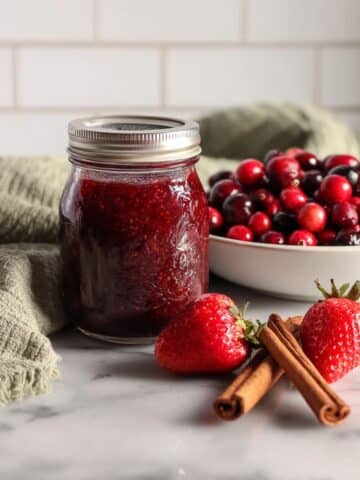 Christmas Cranberry Strawberry Orange Jam Recipe