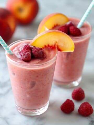 Peach Raspberry Smoothie Recipe