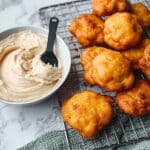 Pumpkin Fry Bread with Cinnamon Cream Cheese Butter Recipe