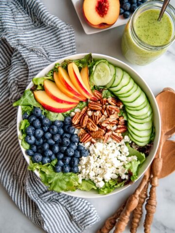 Peach Berry Summer Salad Recipe