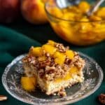 Peach Cobbler with Bourbon Sauce Recipe