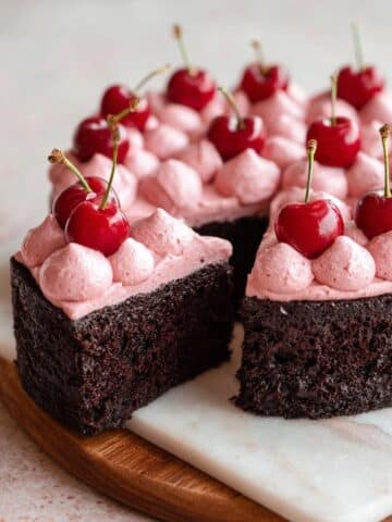 Chocolate Olive Oil Cake with Cherry Ganache Recipe
