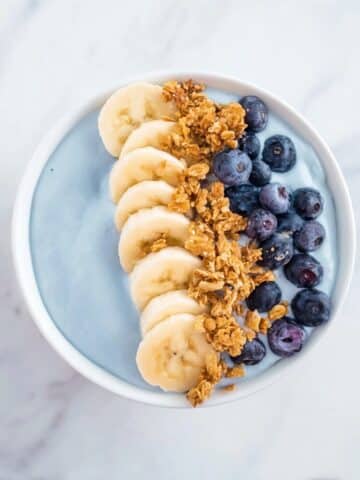 Blue Spirulina Smoothie Bowl Recipe