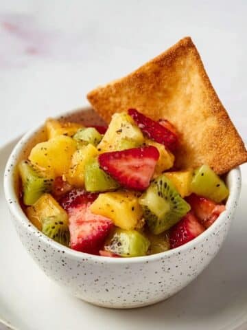 Fruit Salsa with Homemade Pie Crust Chips Recipe