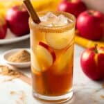 Sparkling Apple Cider Mocktail with Cranberry, Ginger, and Cinnamon Recipe