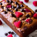 Dark Chocolate Chip Raspberry Banana Bread Recipe