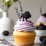 Blackberry Lavender Cupcakes Recipe