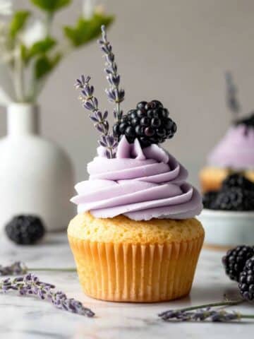 Blackberry Lavender Cupcakes Recipe