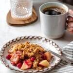 Slow Cooker Cranberry Apple Crisp Recipe