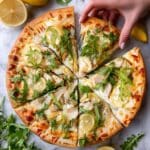 Lemon Chicken Pizza with Artichokes and Feta Recipe