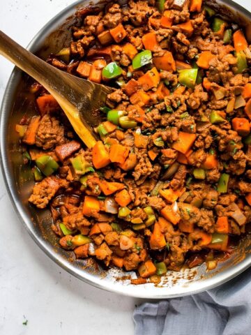 Sweet Potato Sloppy Joe Skillet (Paleo, Whole30) Recipe
