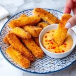 Crispy Halloumi Fries (Air Fryer, Pan Fry or Oven Baked) Recipe