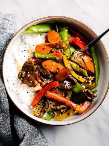 Extra Veggie Steak Stir Fry Recipe