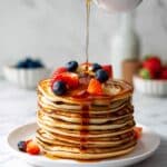 Thick and Fluffy Oat Milk Pancakes Recipe