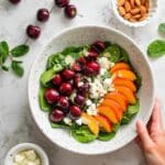Stone Fruit Salad with Mint Honey Vinaigrette Recipe