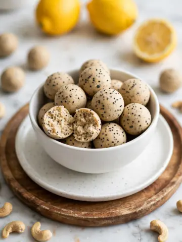 Lemon Poppyseed Energy Bites Recipe