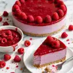 Vegan Raspberry Cheesecake (No-Bake) Recipe