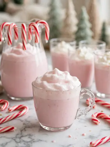 Peppermint Eggnog Punch Recipe