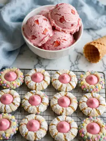 Strawberry Kiss Cookies Recipe