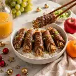 Enoki Beef Rolls in Dashi Soy Sauce Recipe