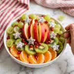 Christmas Fruit Salad with Apple Stars Recipe