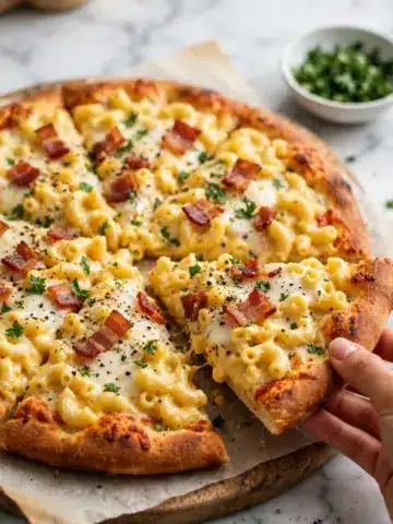 Macaroni and Cheese Pizza Recipe