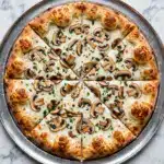 Mushroom and Goat Cheese Herb Pizza Recipe