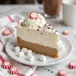 No Bake Peppermint Hot Chocolate Cheesecake Recipe