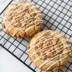 Coffee Cake Cookies with Streusel Topping and Vanilla Icing Recipe