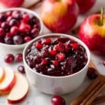Easy Cinnamon Apple Cranberry Sauce Recipe
