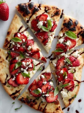 Balsamic Strawberry Flatbread Recipe