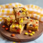 Chewy Reese's Pieces Peanut Butter Brownies Recipe