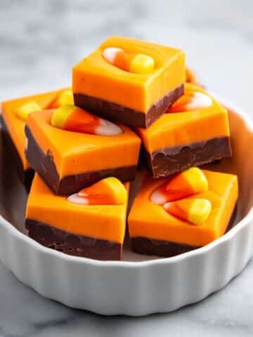 Halloween Chocolate and Orange White Chocolate Fudge Recipe